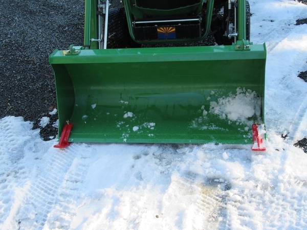 Tractor Loader Bucket Edge Tamer For John Deere Kubota On Snow, Mulch