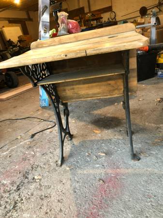 Vintage desks + stool + footstool