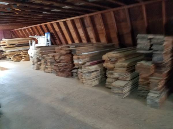 Rough bandsawed air dried hardwood for sale