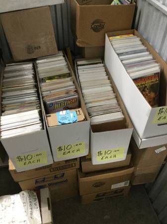 Selling 8000+ comic books