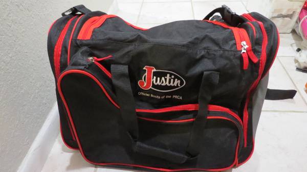 New Justin Boots Wrangler NFR 60th Las Vegas Duffle Bag