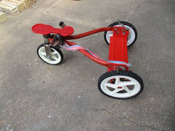 Children Used 3 Wheel Item of the Past-Made of Metal-Wheels arePlastic