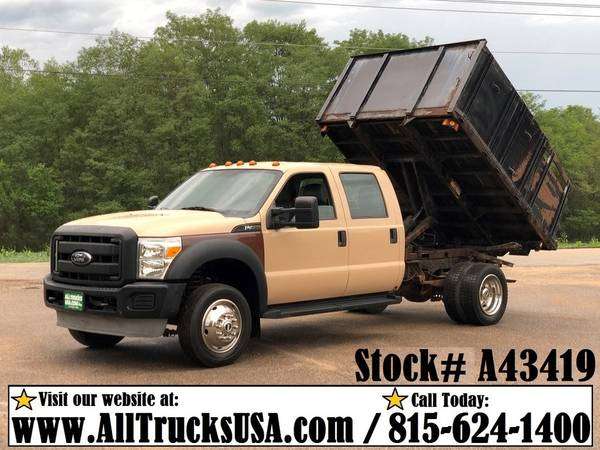 FLATBED & STAKE SIDE TRUCKS CAB AND CHASSIS DUMP TRUCK 4X4 Gas Diesel