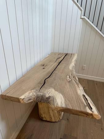 Live Edge Console Table