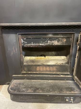 fireplace insert with blower