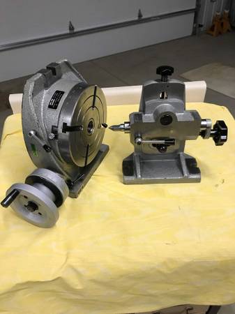 8″ Phase ll Rotary Table and Tailstock