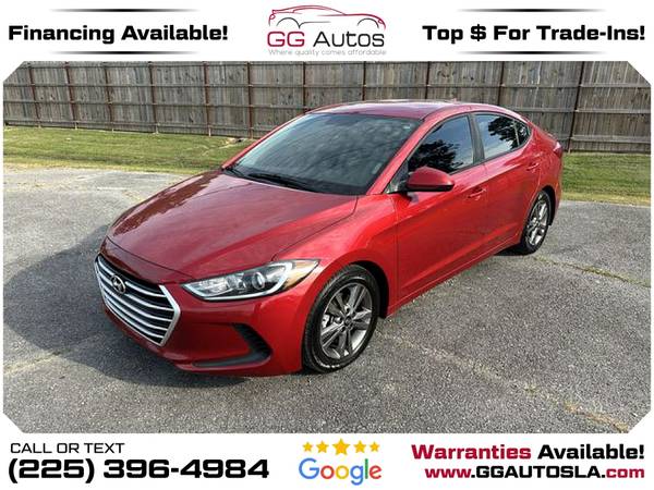 2018 Hyundai Elantra Value Edition Sedan 4D