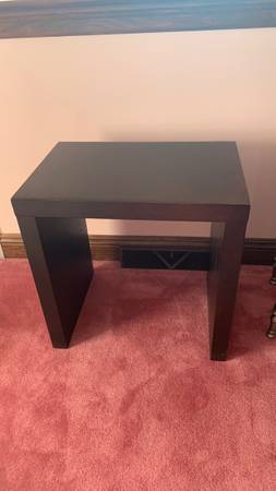 table, dark solid wood