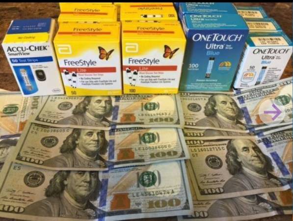 Ca$H 4 Diabetic Test Strips!! Cash for Diabetic Supplies! Call Now!