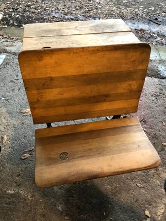 Vintage desks + stool + footstool