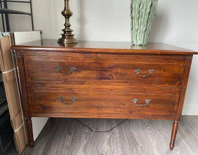 Antique chest, dresser, two drawers, furniture