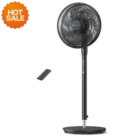 Oscillating Standing Fan with Remote