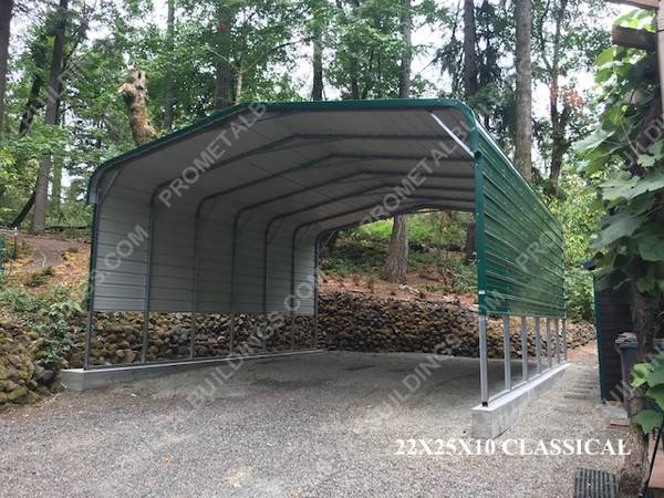 Carports, Garages, Sheds, Barns and Warehouses