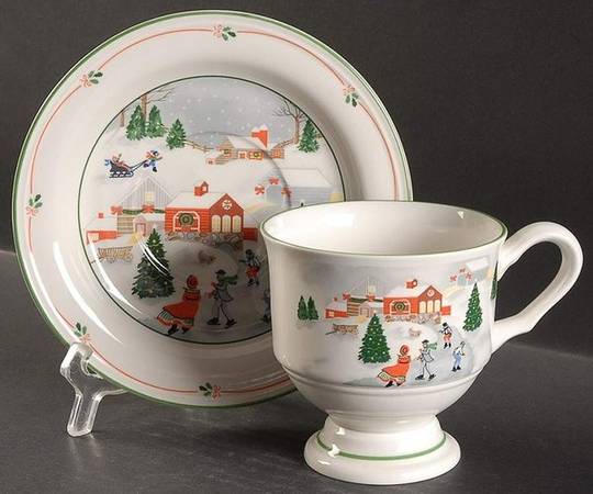 Christmas Dishes/Sango “Silent Night” Place Setting for 8 People