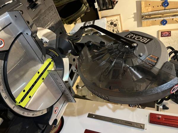 Ryobi 14 Amp Corded 10in Compound Miter Saw with LED Cutline Indicator