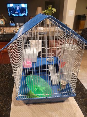 Hamster cage $20.