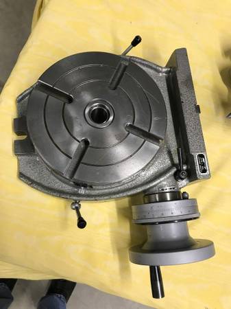 8″ Phase ll Rotary Table and Tailstock