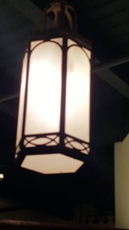 FABULOUS VINTAGE CHURCH LIGHT FIXTURE