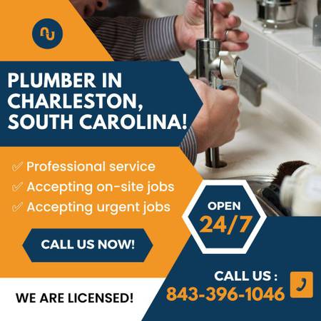 EXPERT PLUMBER IN CHARLESTON, SOUTH CAROLINA!