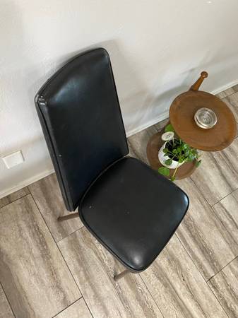 MCM vinyl chair