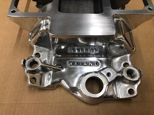 small block chevy 671 blower manifold