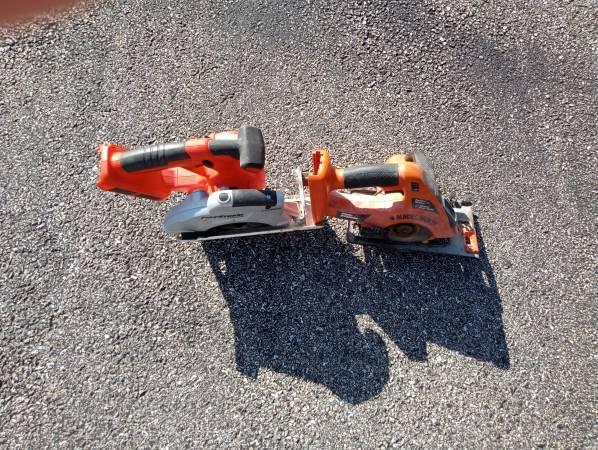 11 Black & Decker 18 volt Firestorm tools