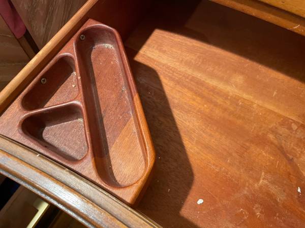 Antique solid wood RWAY dresser