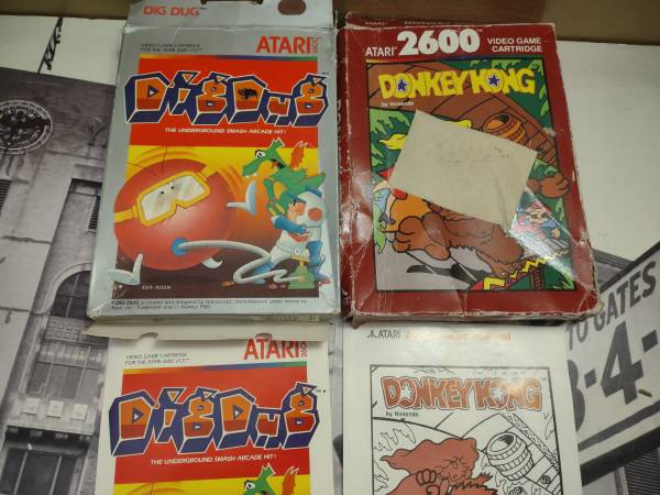 Atari 2600 Donkey ?? Kong, Centipede & Mario Bros Cartridges