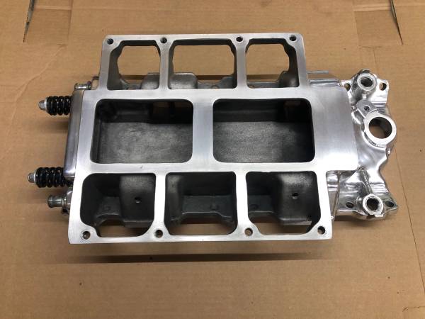 small block chevy 671 blower manifold