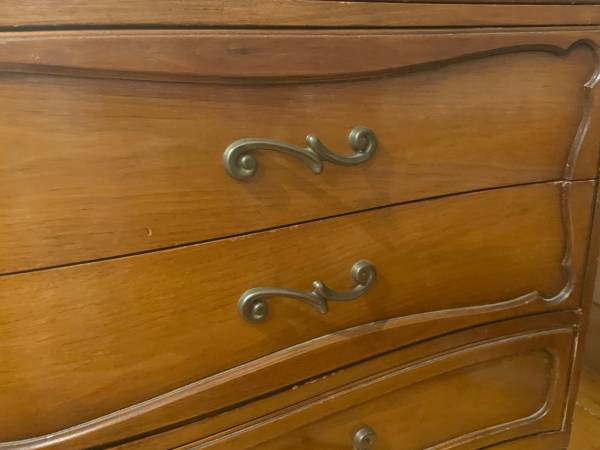 Antique solid wood RWAY dresser