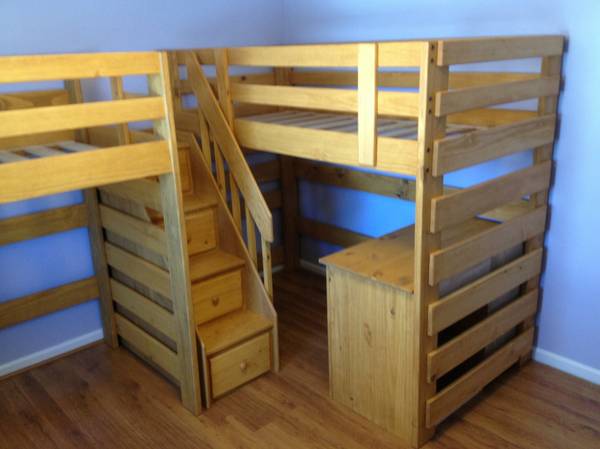 Solid Wood Custom Bunk Beds – New