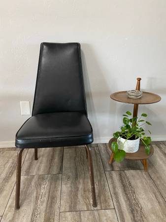 MCM vinyl chair