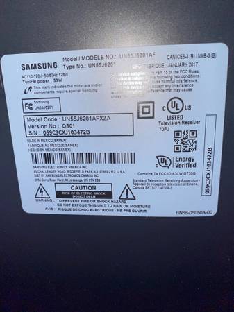 (NEED GONE) Samsung 55 Inch Smart TV 1080p HD (CHEAP)